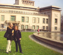 Kristen and Tamy at the Hague